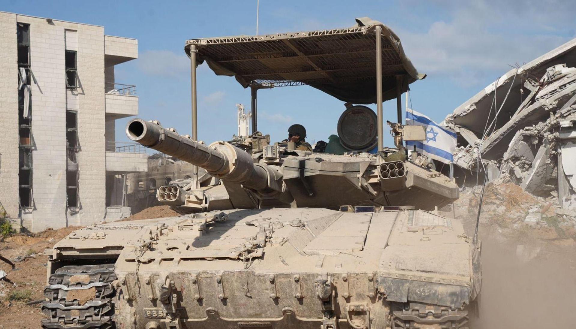 Tanque de guerra de Israel.