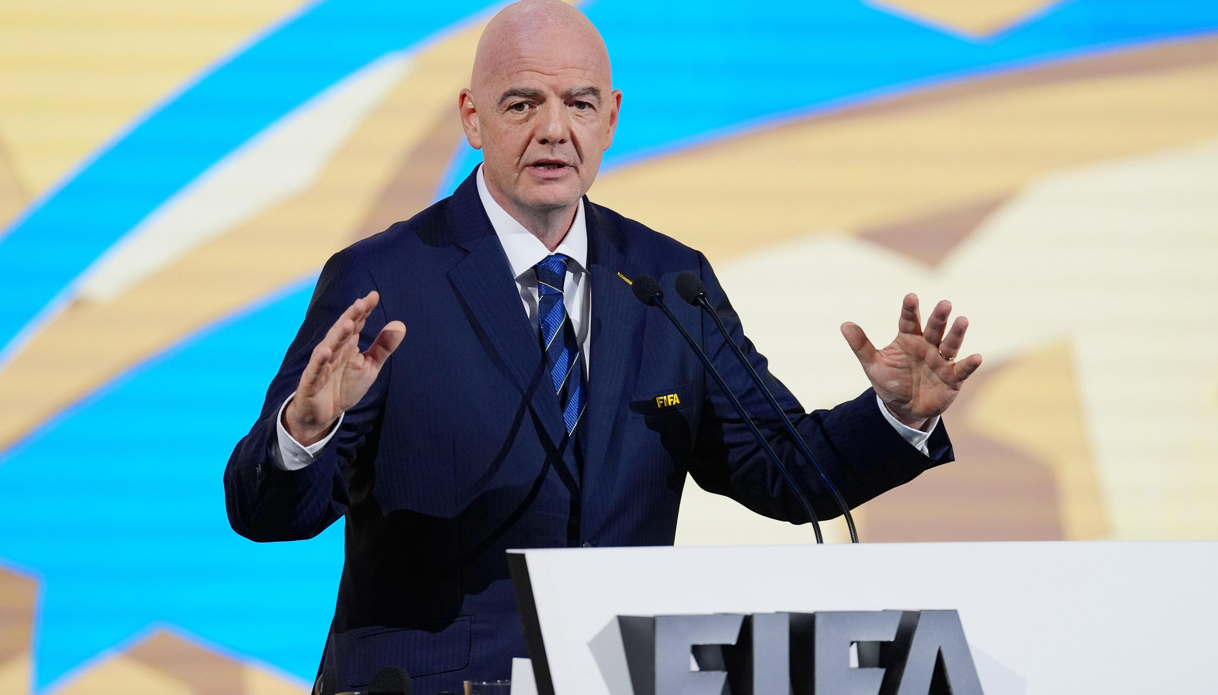 Gianni Infantino, presidente de la Fifa.