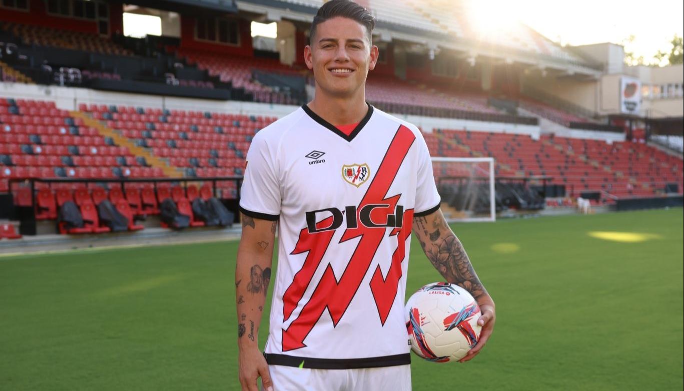 James Rodríguez, nuevo jugador del Rayo Vallecano. 