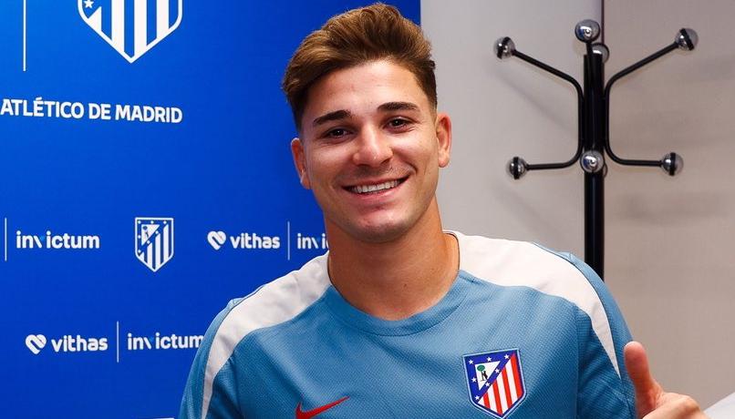 El argentino Julián Álvarez, nuevo delantero del Atlético de Madrid. 