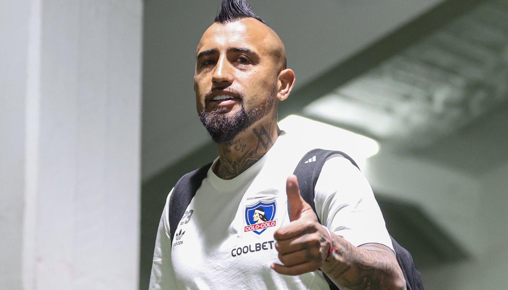 Arturo Vidal, capitán del Colo Colo, rival de Junior este martes en Santiago. 