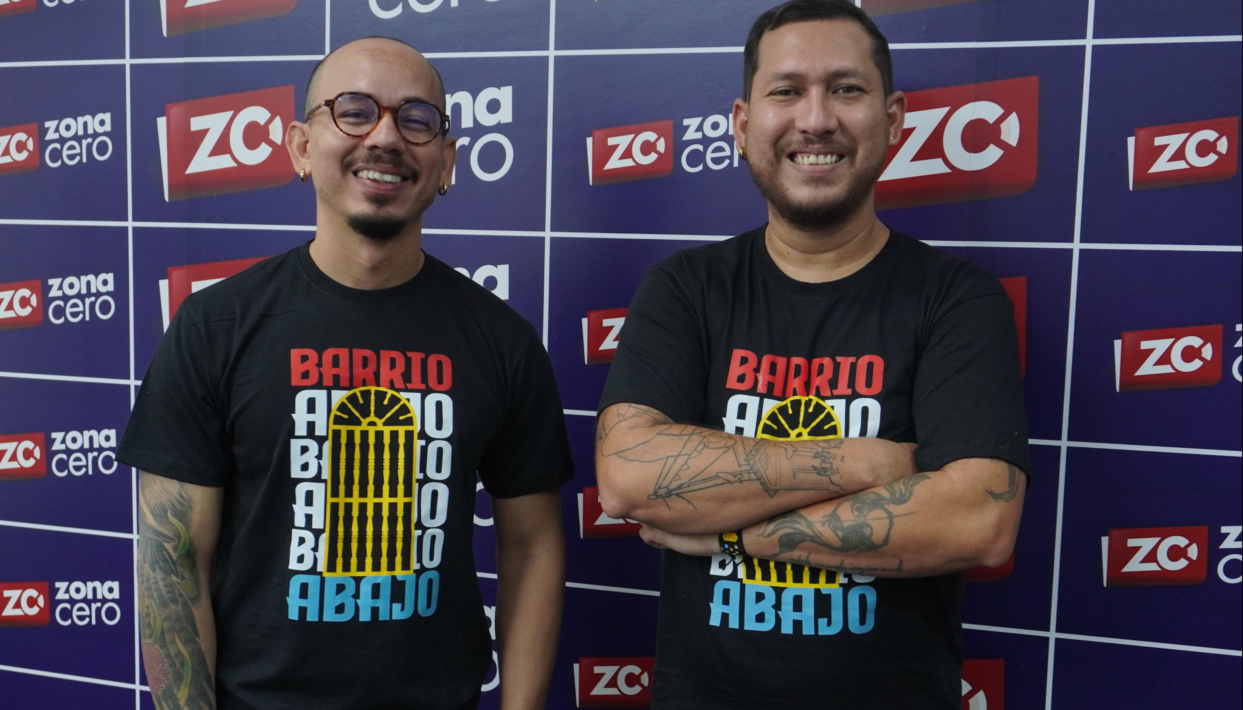 Charlie Martínez Iglesias y Luis Miranda Sarmiento, creadores de 'Barrio Abajo Tour'. 