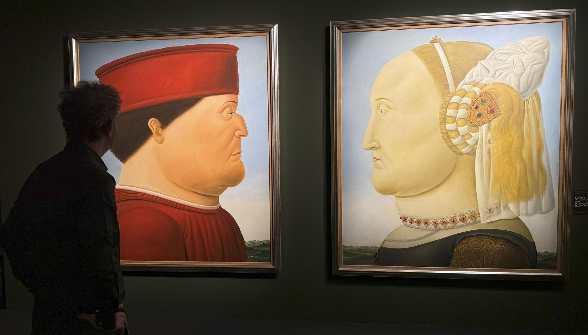 Obras del maestro Fernando Botero. 