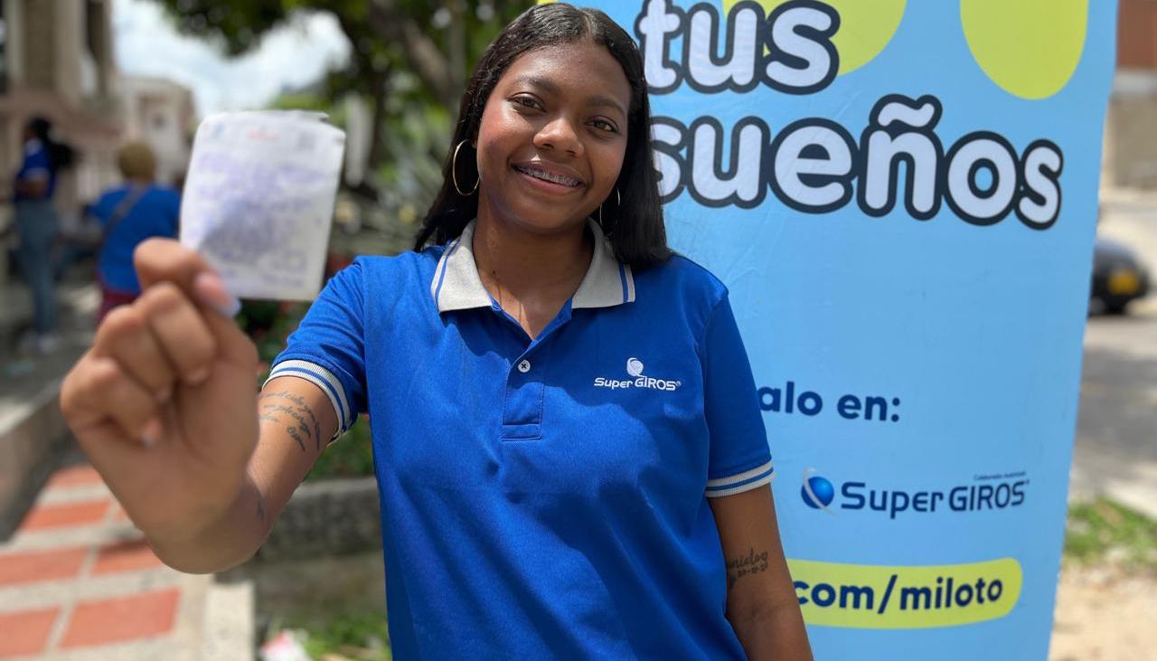 Zharit Acosta la portadora de la suerte que con su equivocación hizo millonaria a una mujer en Barranquilla.