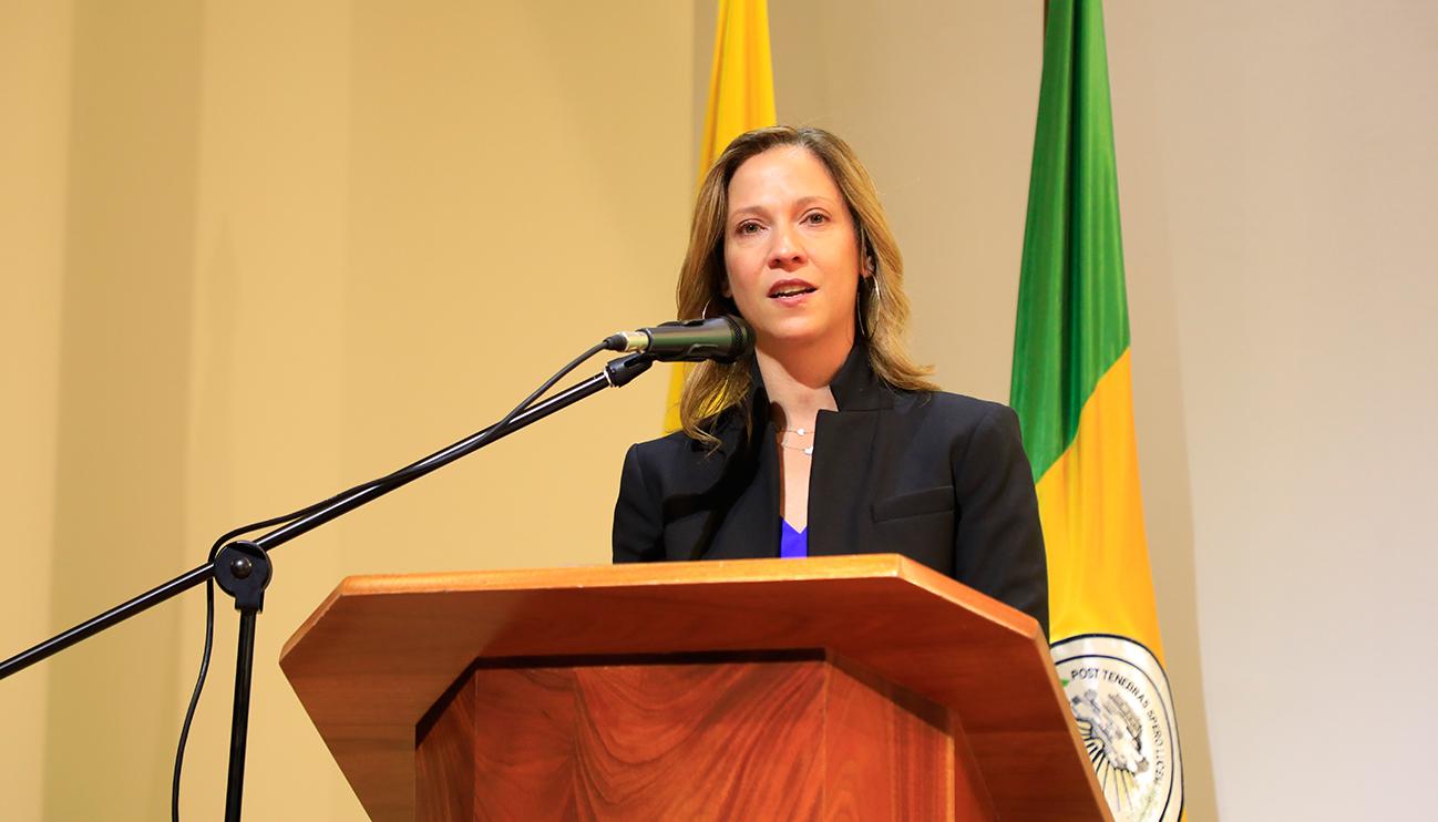 María Claudia Lacouture, presidenta ejecutiva de la  Cámara de Comercio Colombia Americana.