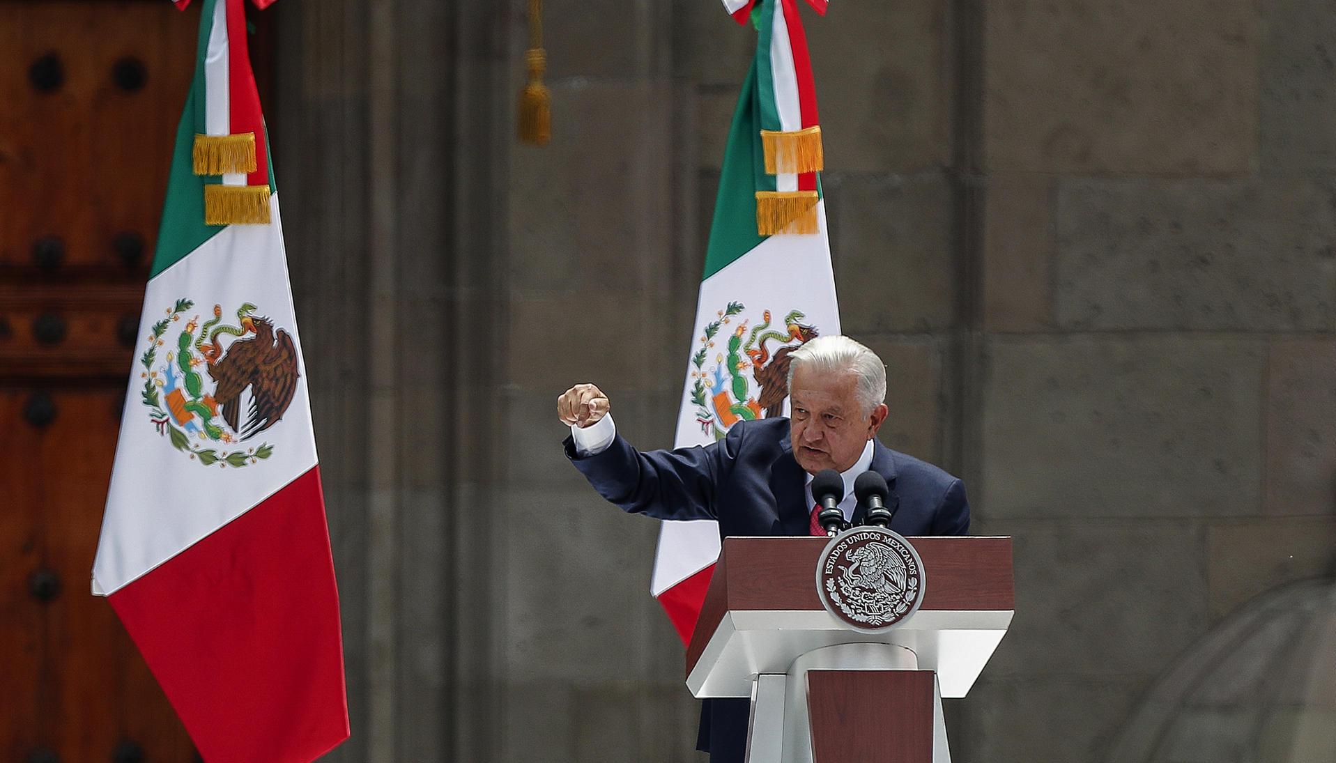  Andrés Manuel López Obrador, presidente de México. 