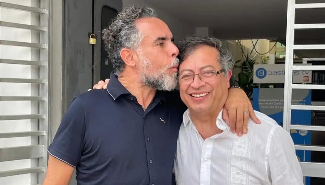 Armando Benedetti y Gustavo Petro.