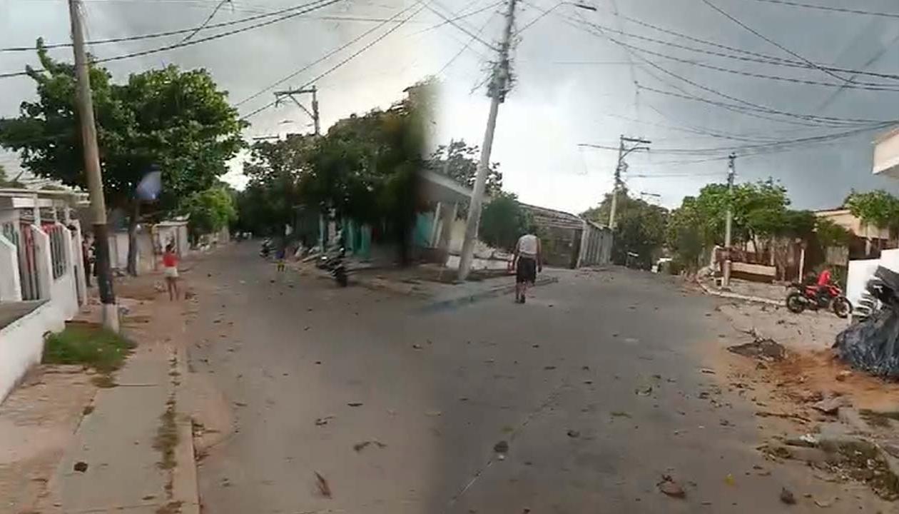 Imágenes de las brisas en el barrio El Bosque.