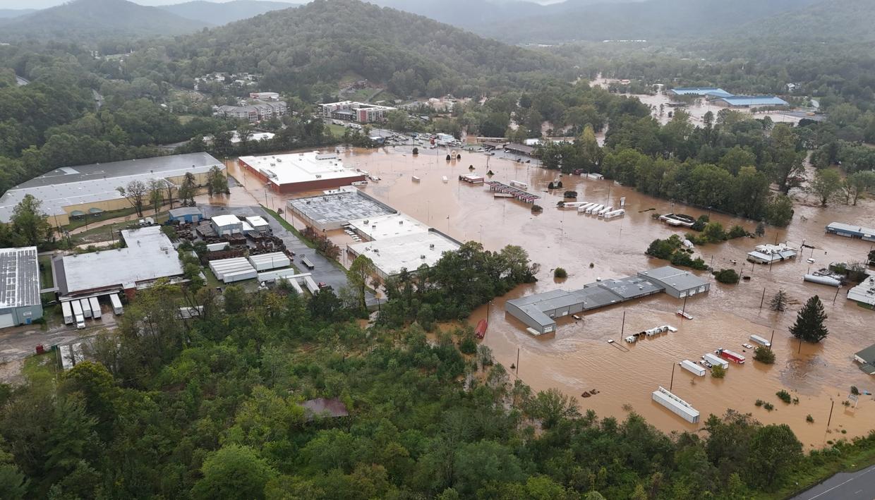 Las inundaciones en Carolina del Norte.