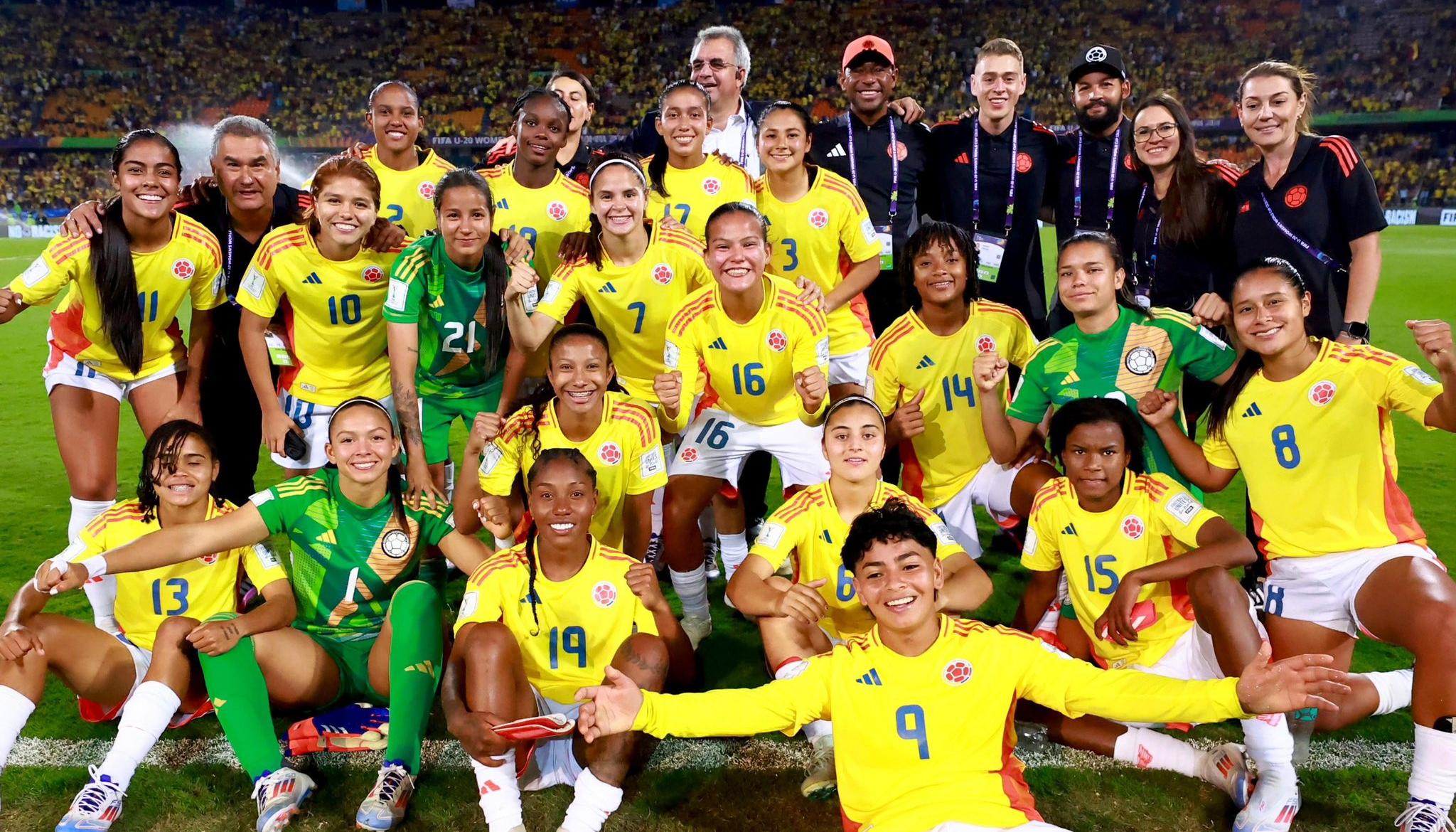 Jugadoras de la Selección Colombia.