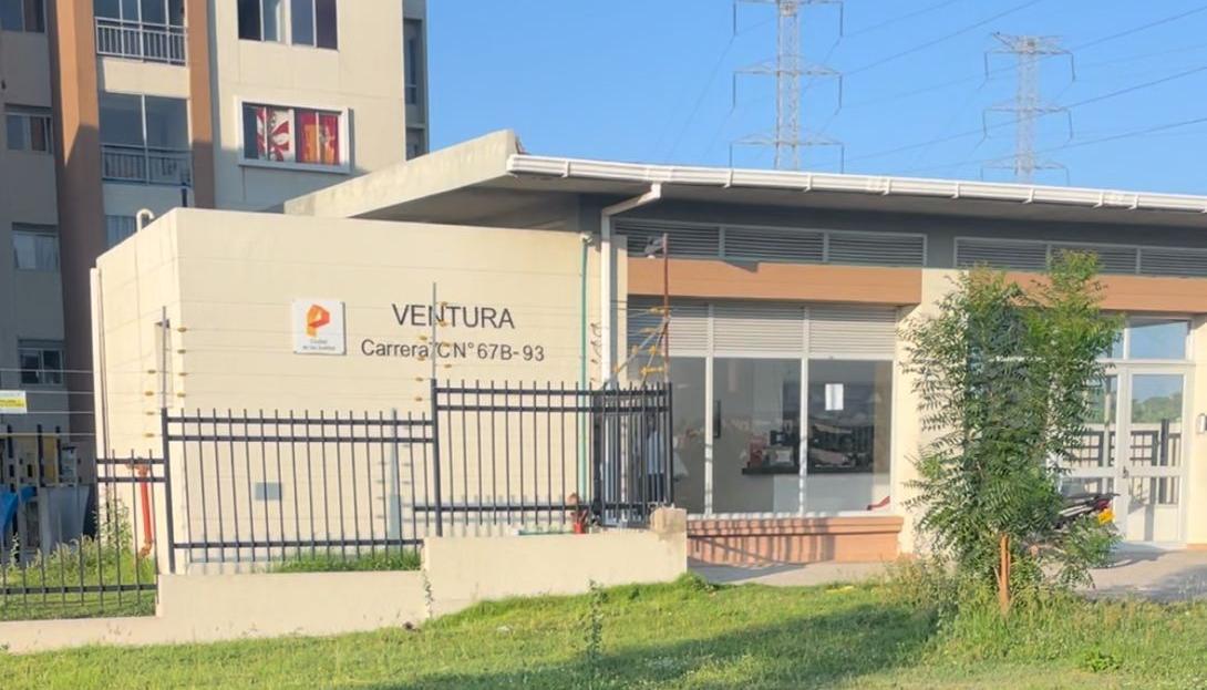 Conjunto residencial Ventura, donde se registró el doble homicidio. 