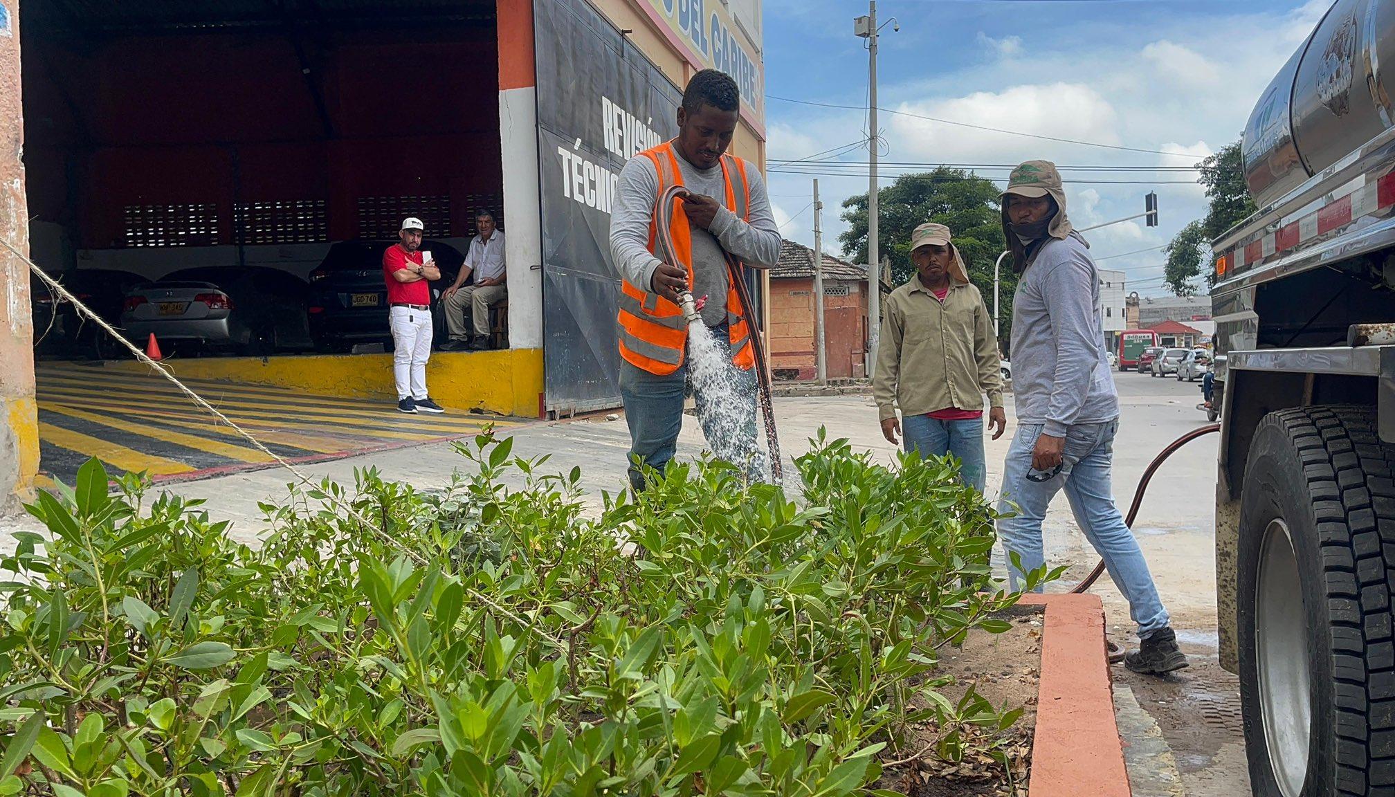 La zona fue remodelada por la Alcaldía. 