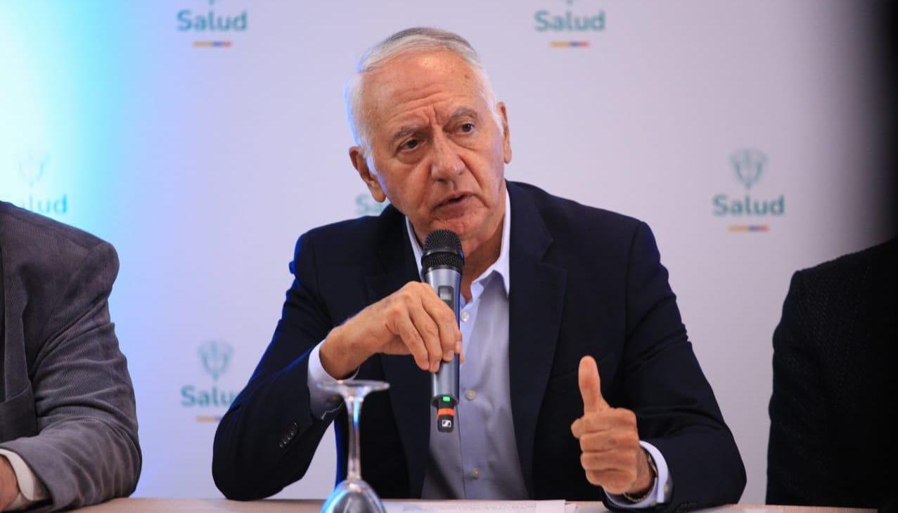 Ministro de Salud, Guillermo Alfonso Jaramillo.