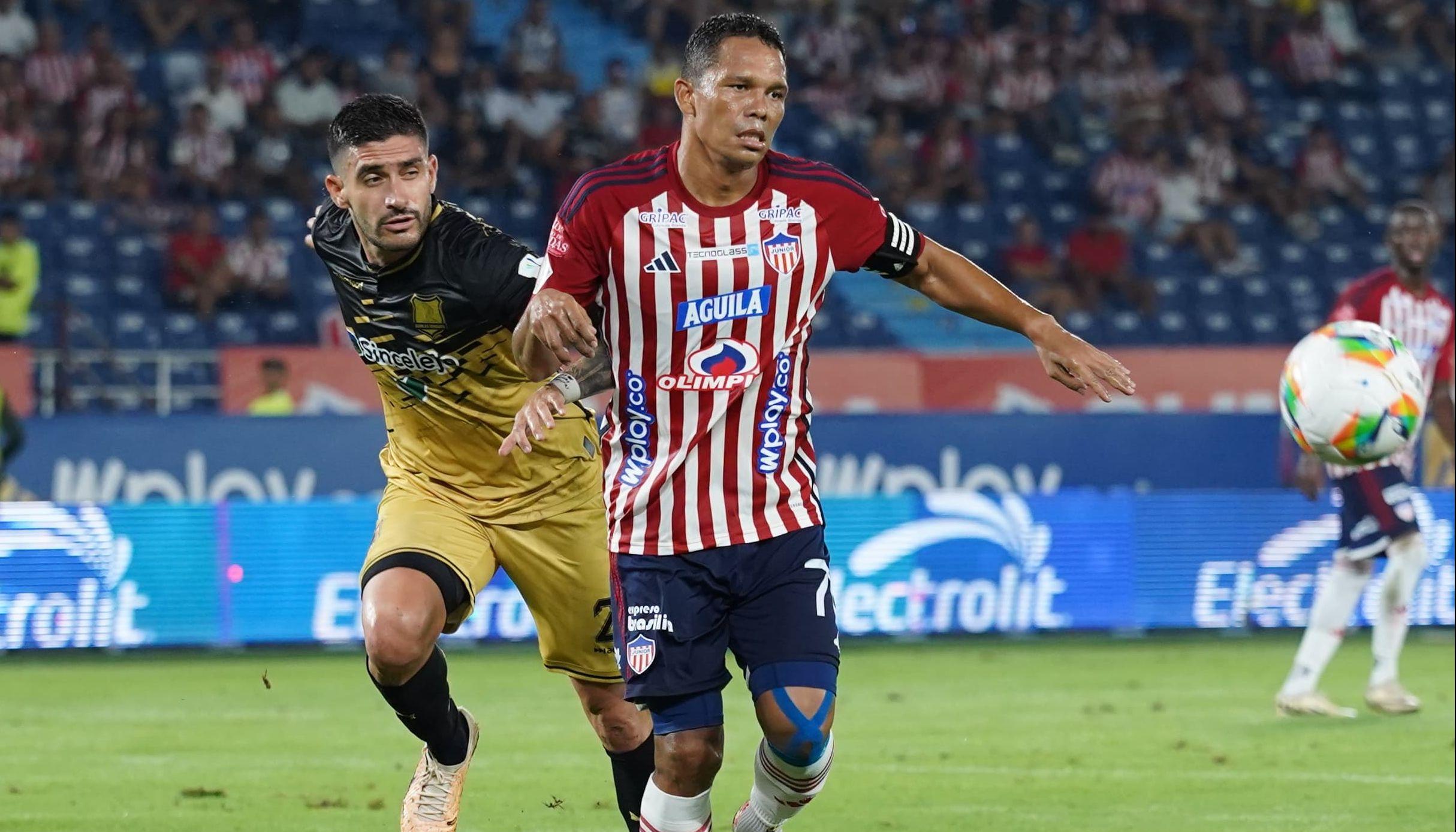 Carlos Bacca, delantero y capitán del Junior. 