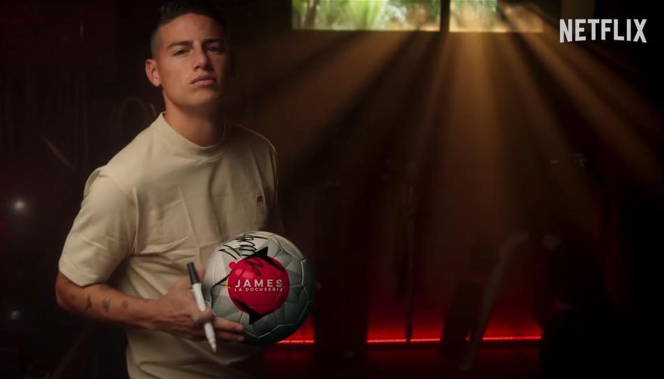 Netflix dio a conocer el tráiler de la serie documental del jugador de fútbol James Rodríguez.