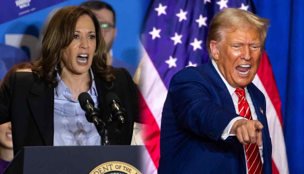 Kamala Harris y Donald Trump.