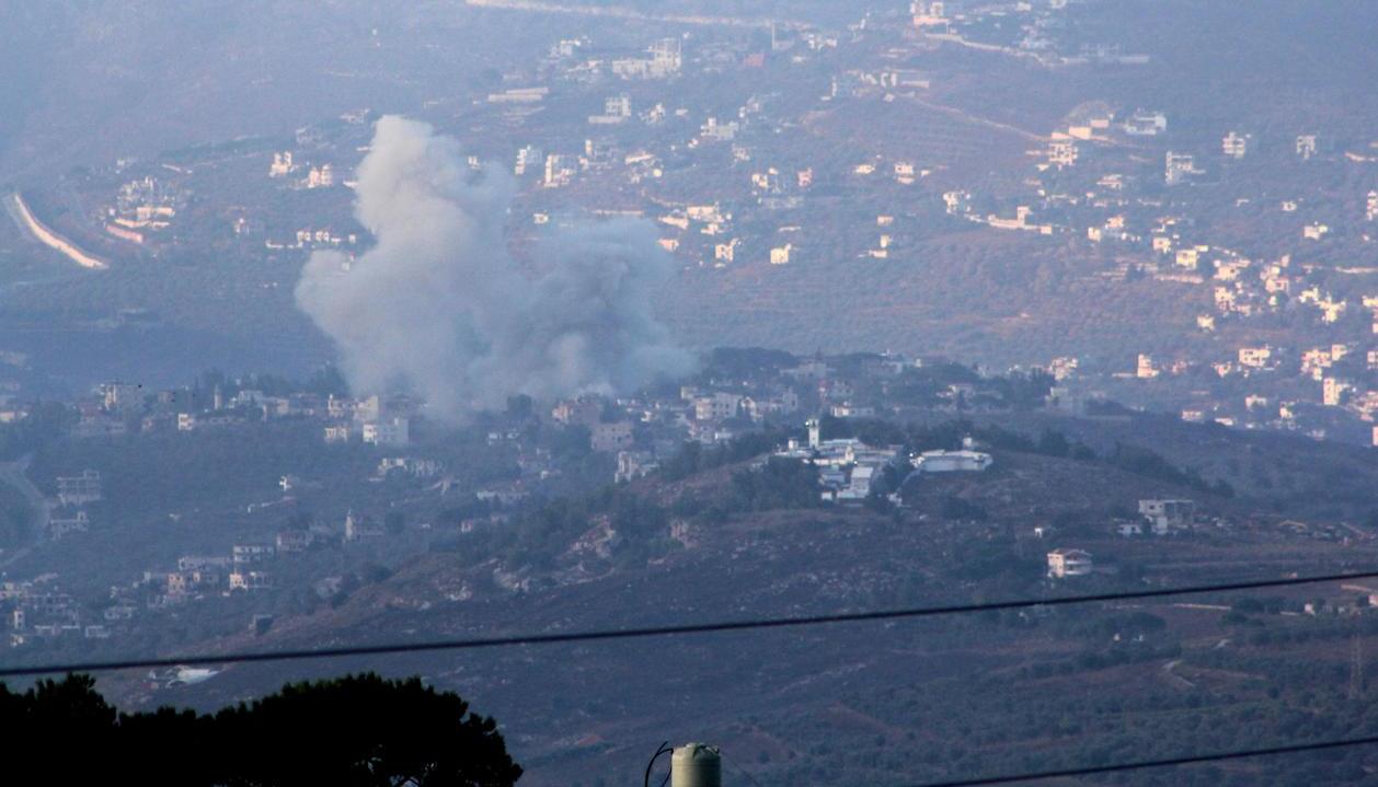 Imagen de los bombardeos en el Líbano.