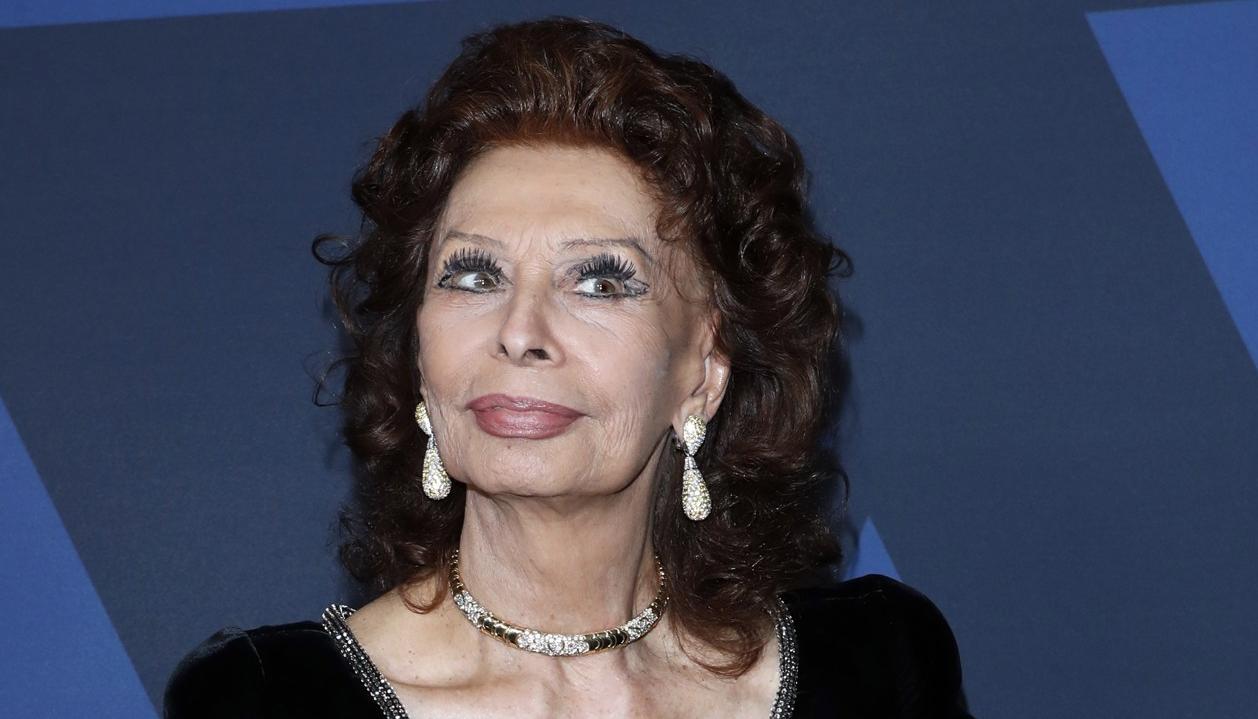 La actriz Sophia Loren.