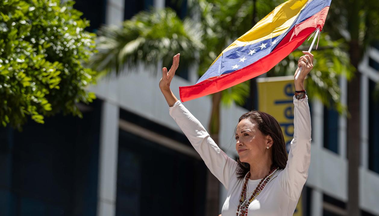 La líder opositora venezolana María Corina Machado.