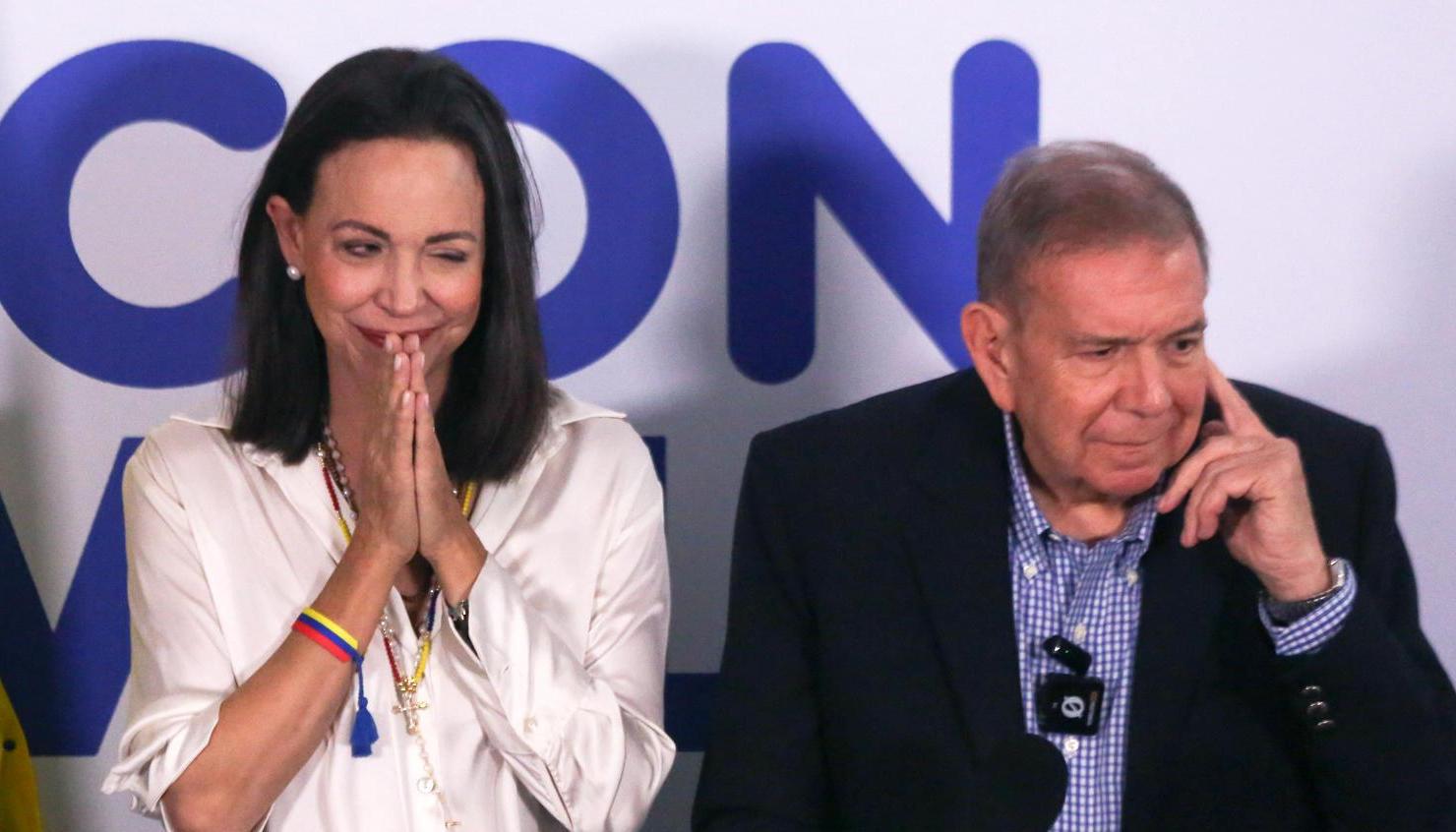 María Corina Machado y Edmundo González.