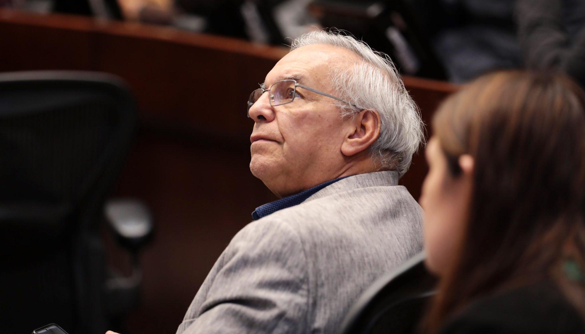 El ministro de Hacienda, Ricardo Bonilla, en el Senado.