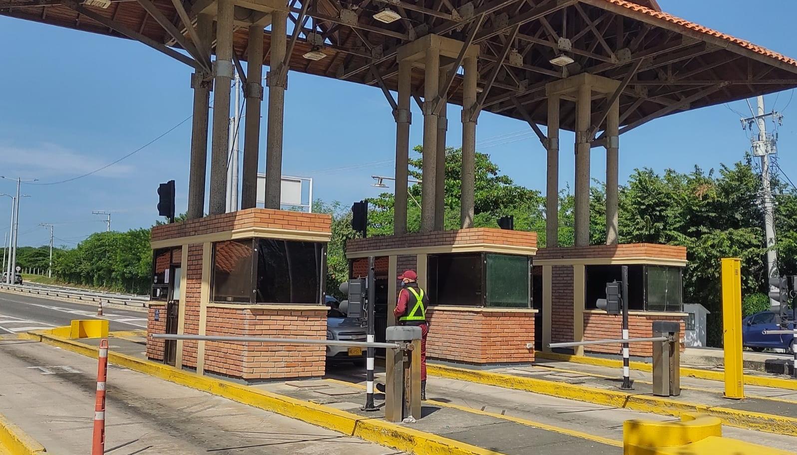 Peaje Papiros en Puerto Colombia.