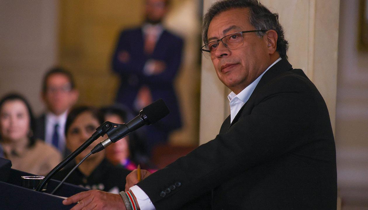 El Presidente Gustavo Petro.