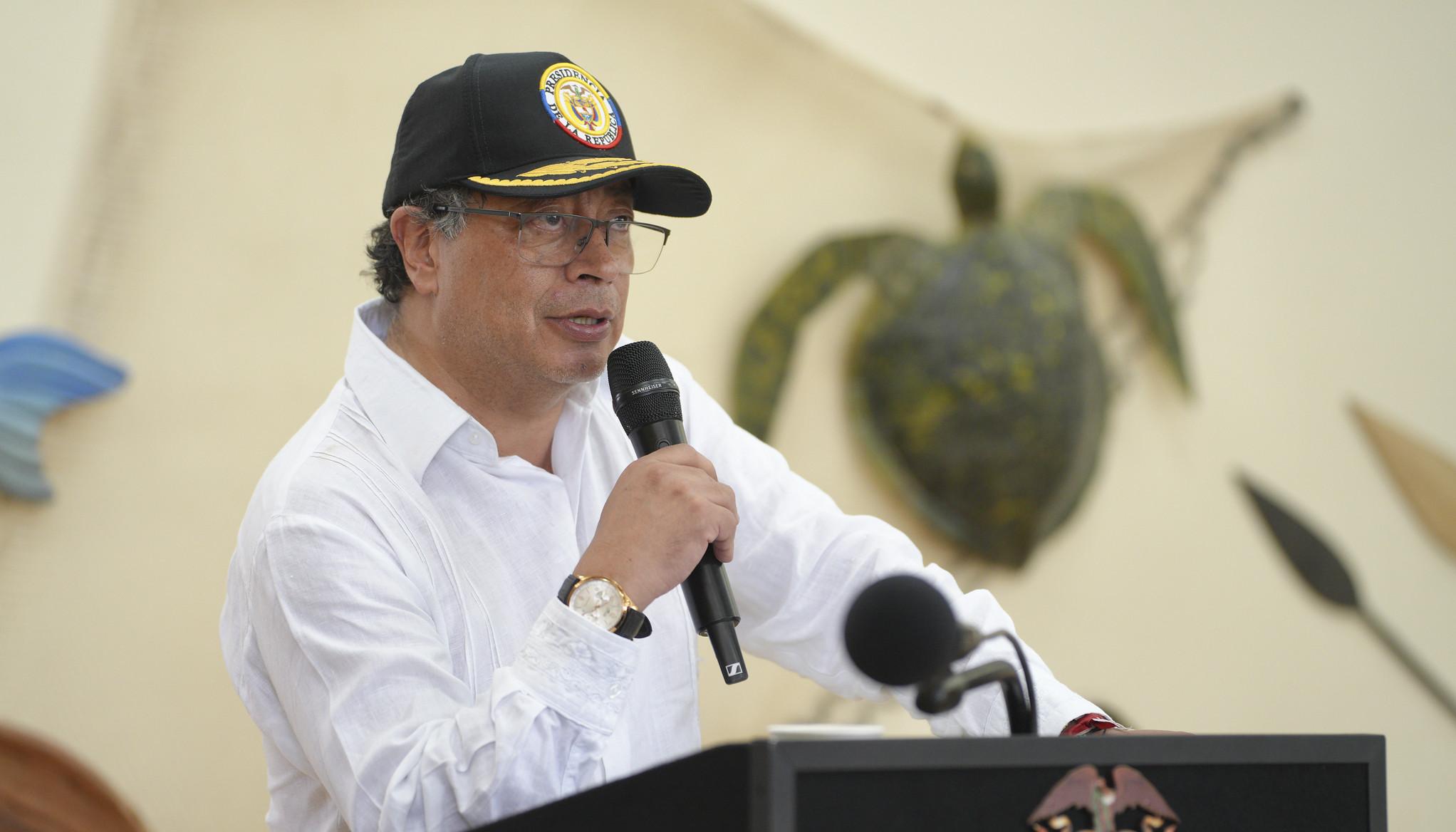 El Presidente Gustavo Petro.