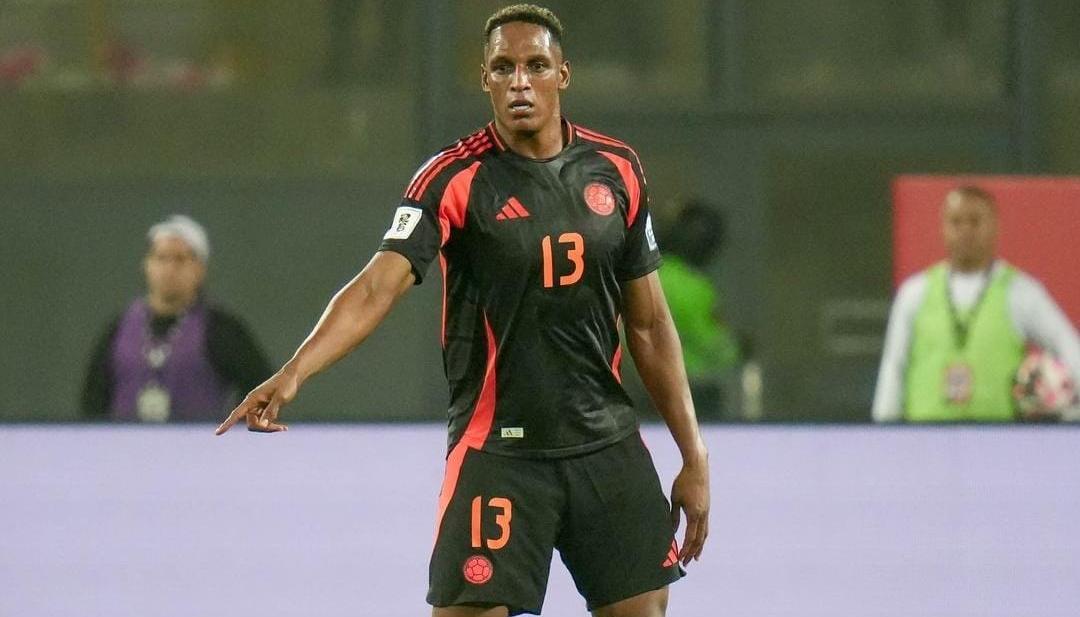 Yerry Mina, defensa de la Selección Colombia.