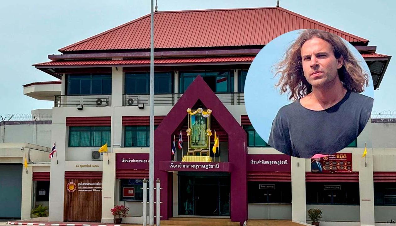 Fachada de la prisión de Surat Thani donde está recluido Daniel Sancho. 