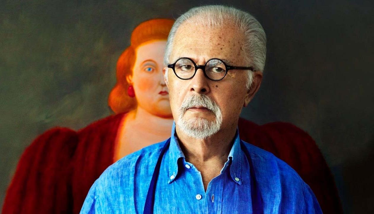 Fotografía del maestro Fernando Botero, realizada en enero de 2016 en su estudio en Mónaco. 