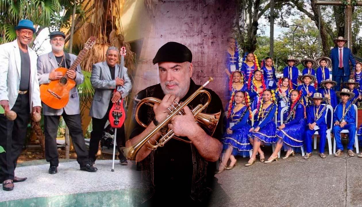 Septeto Nacional Ignacio Piñeiro, Randy Brecker y Banda Sinfónica del Caribe. 