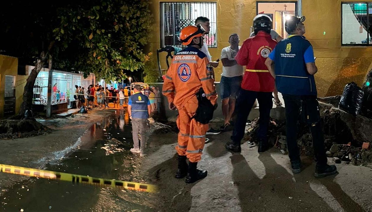 Emergencias por la tormenta en Soledad. 