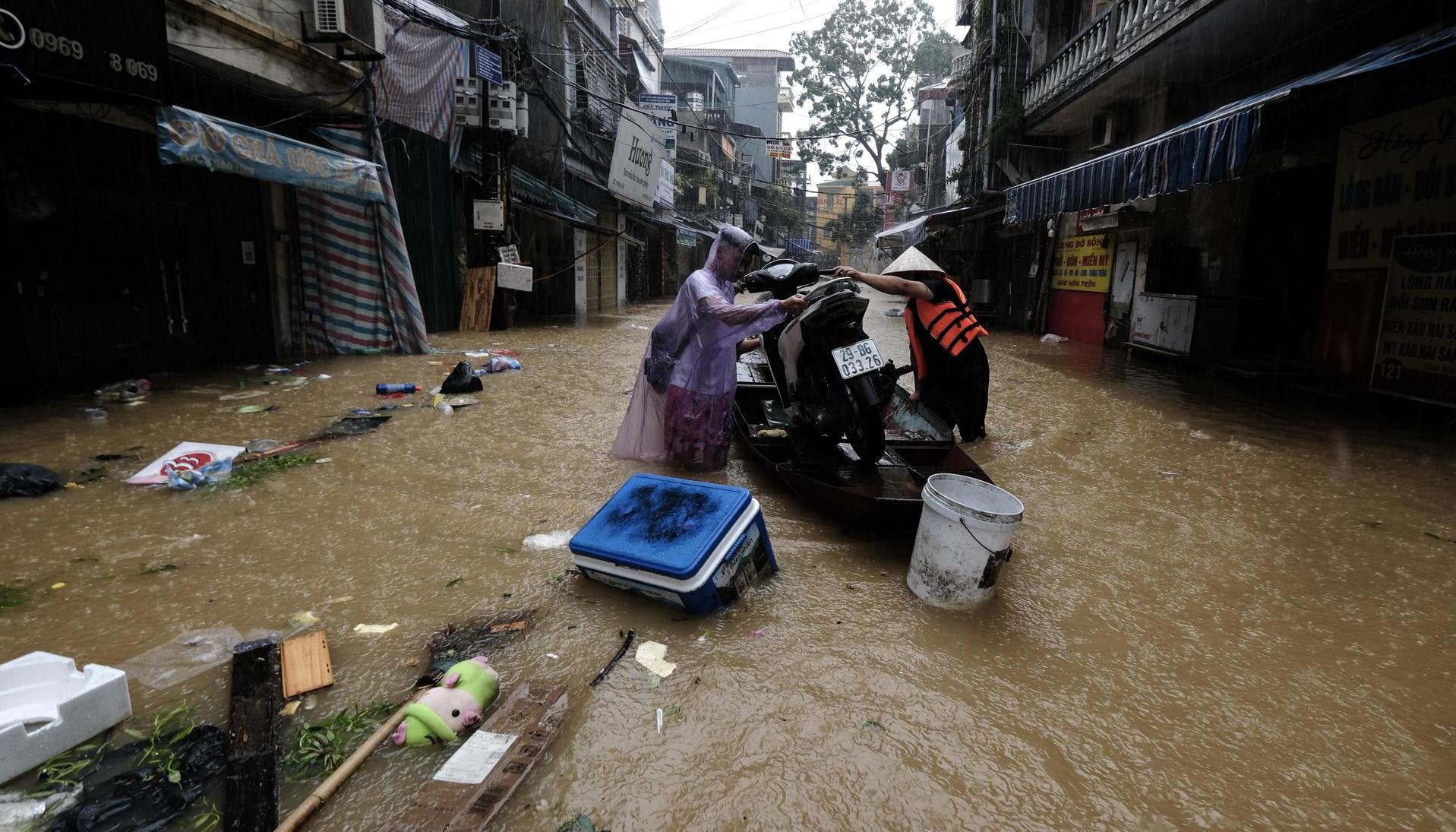 Inundaciones en Vietnam.