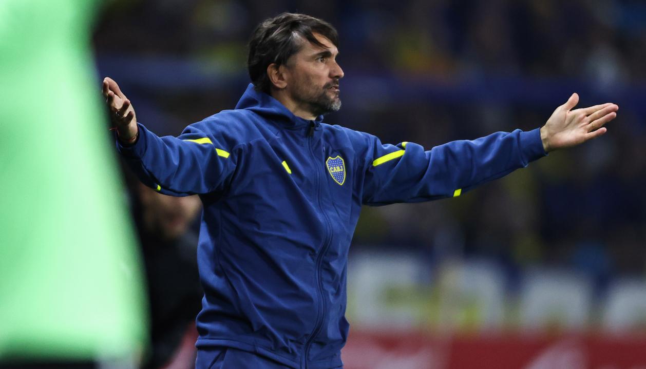 Diego Martínez, técnico saliente de Boca Juniors. 