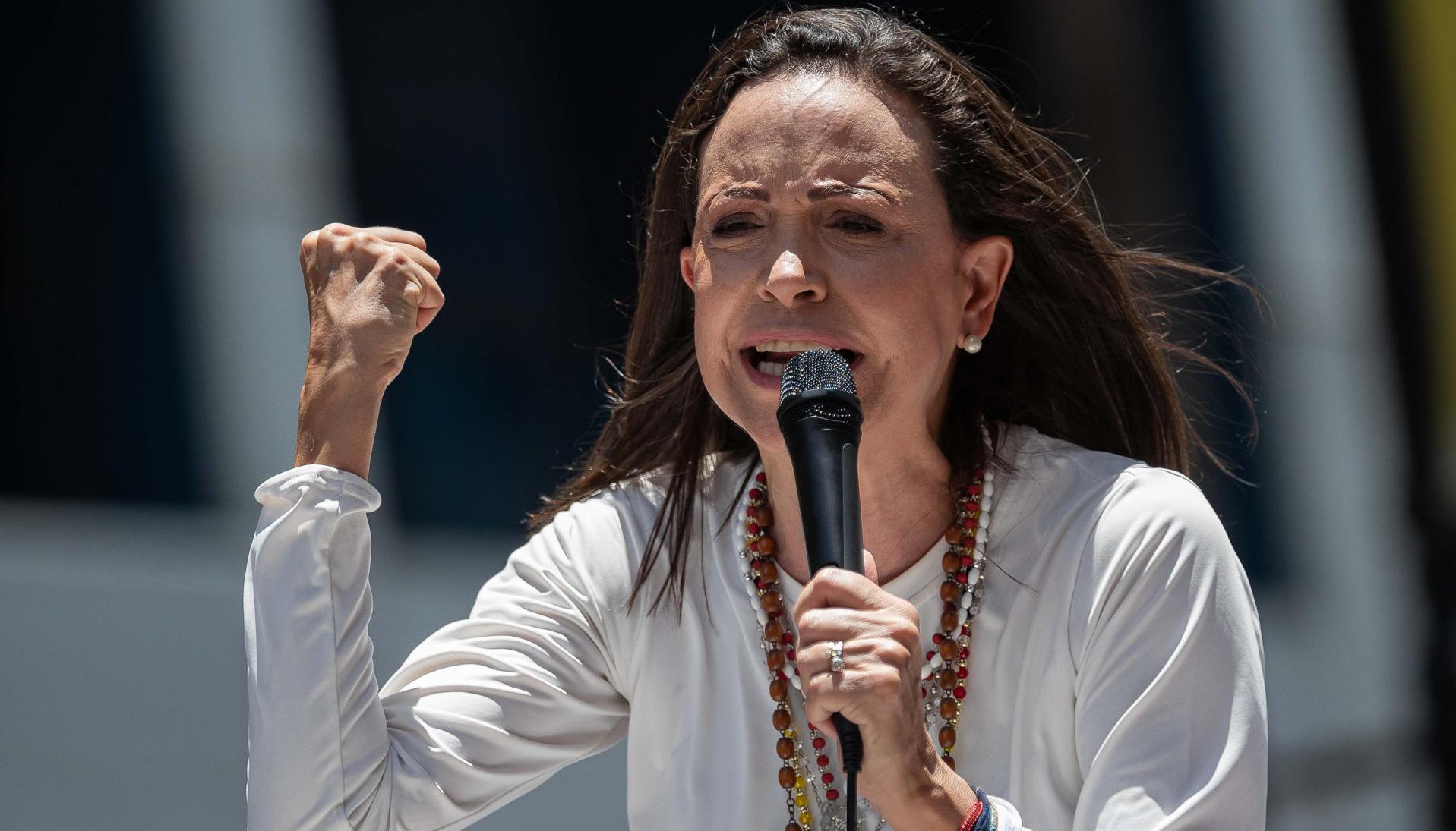 María Corina Machado, líder opositora venezolana.