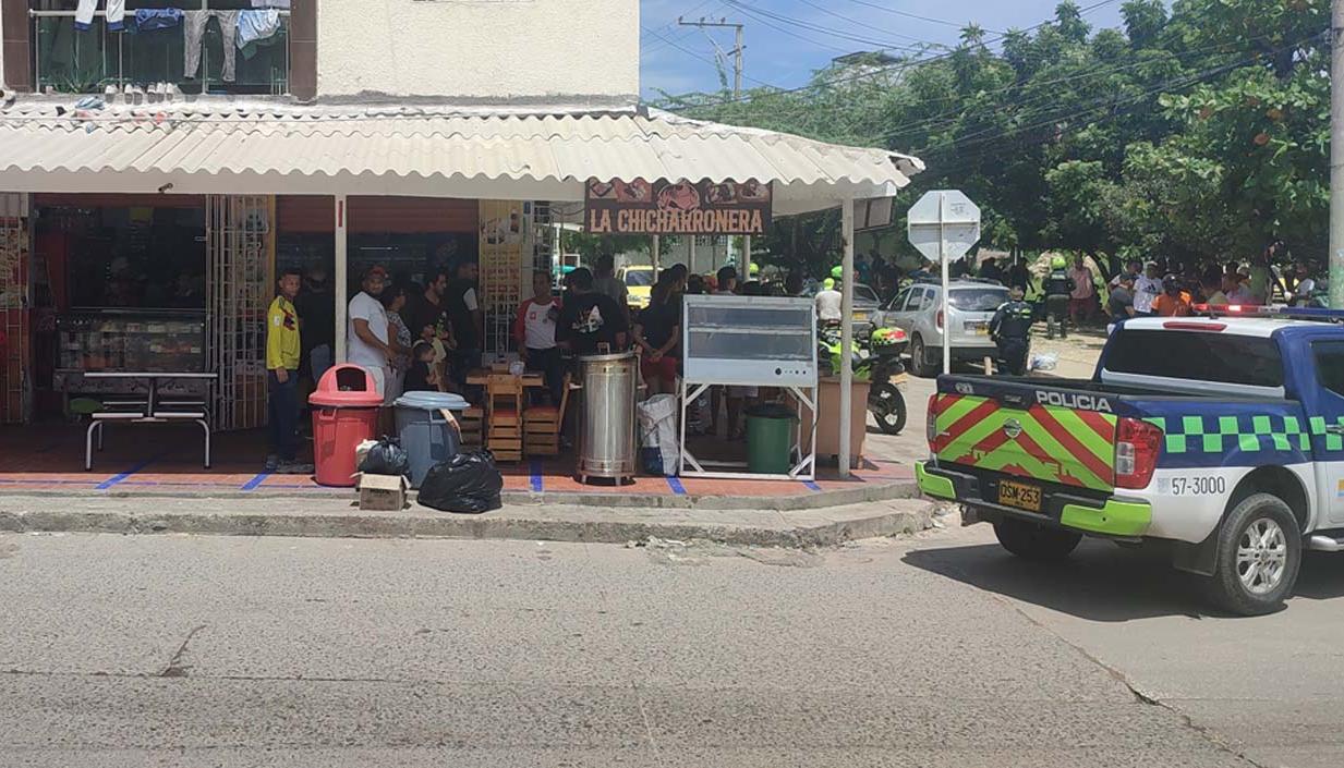 Balacera en barrio Las Colinas