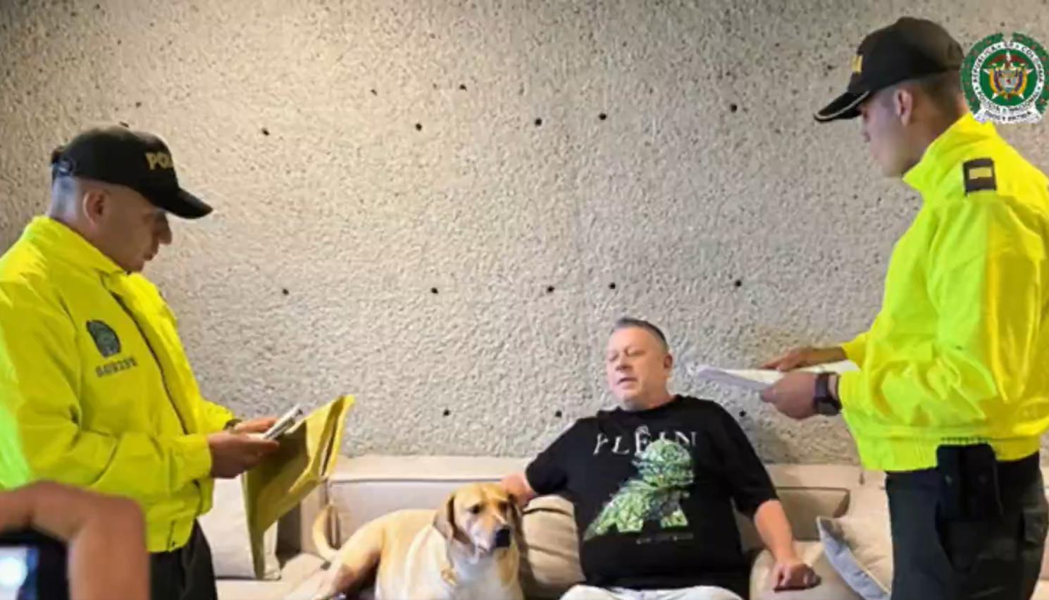 El italiano Gustavo Nocella fue capturado en un exclusivo apartamento de Medellín. 