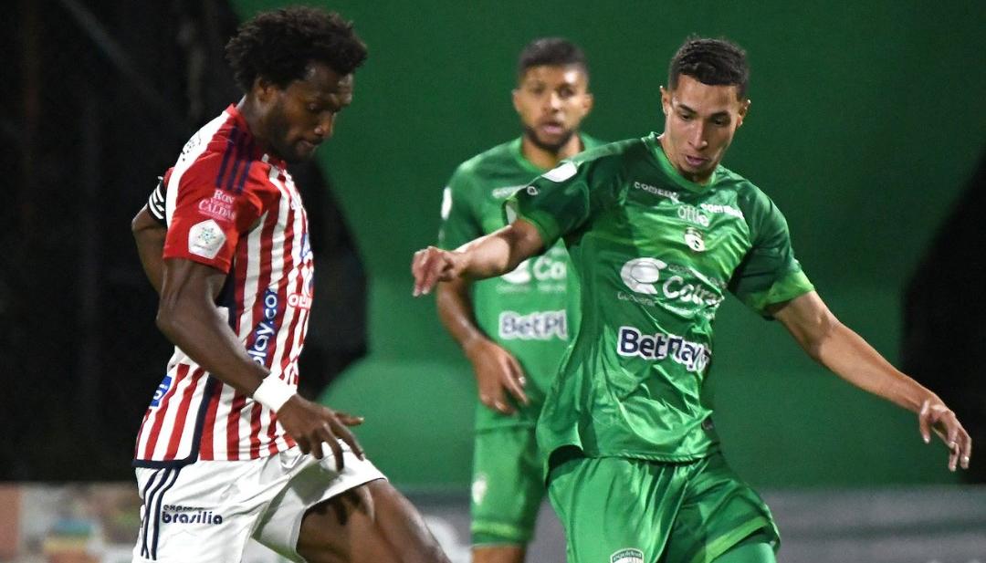 Didier Moreno durante el partido contra La Equidad. 