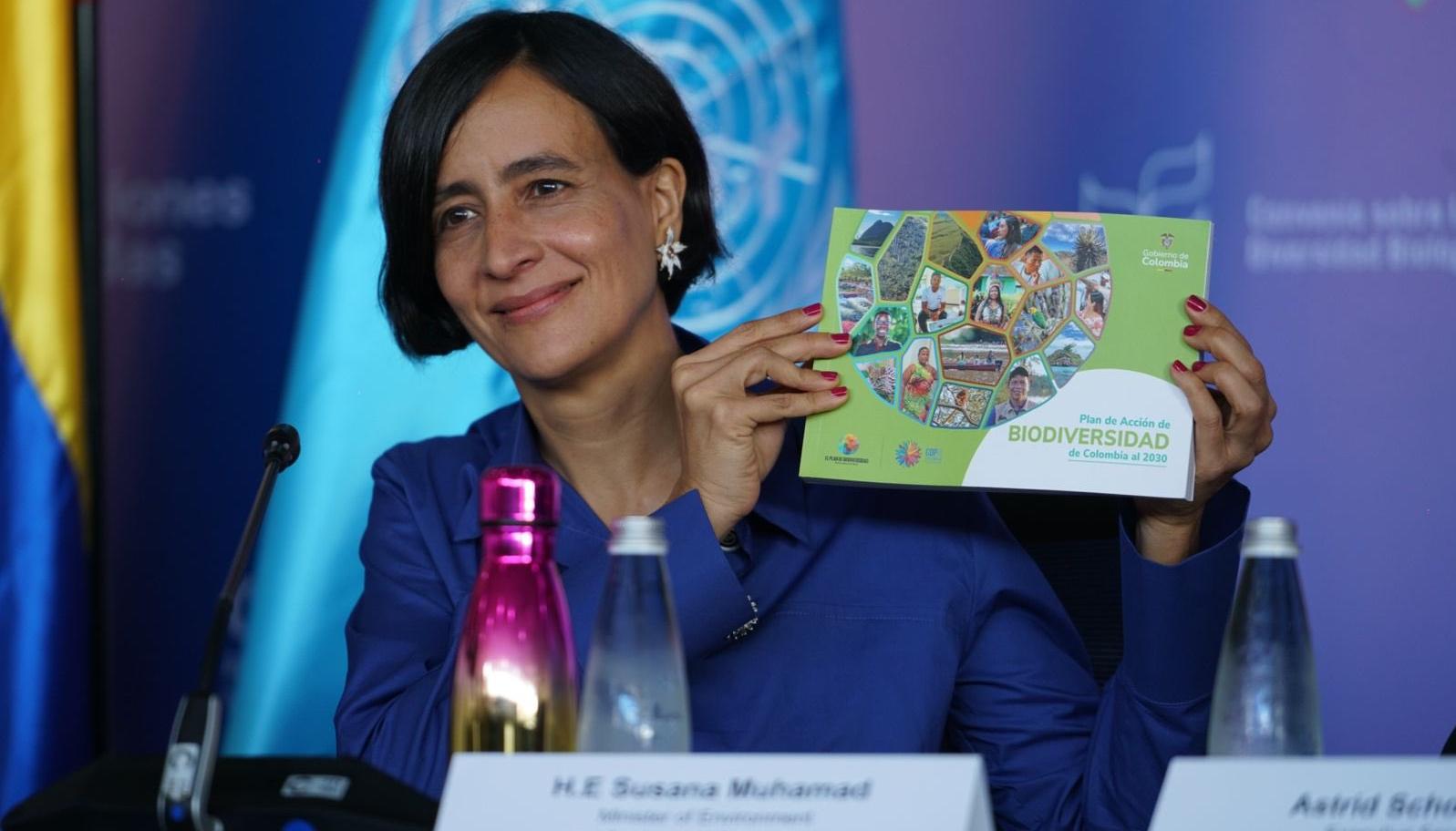 Susana Muhamad, Ministra de Ambiente y Desarrollo Sostenible.