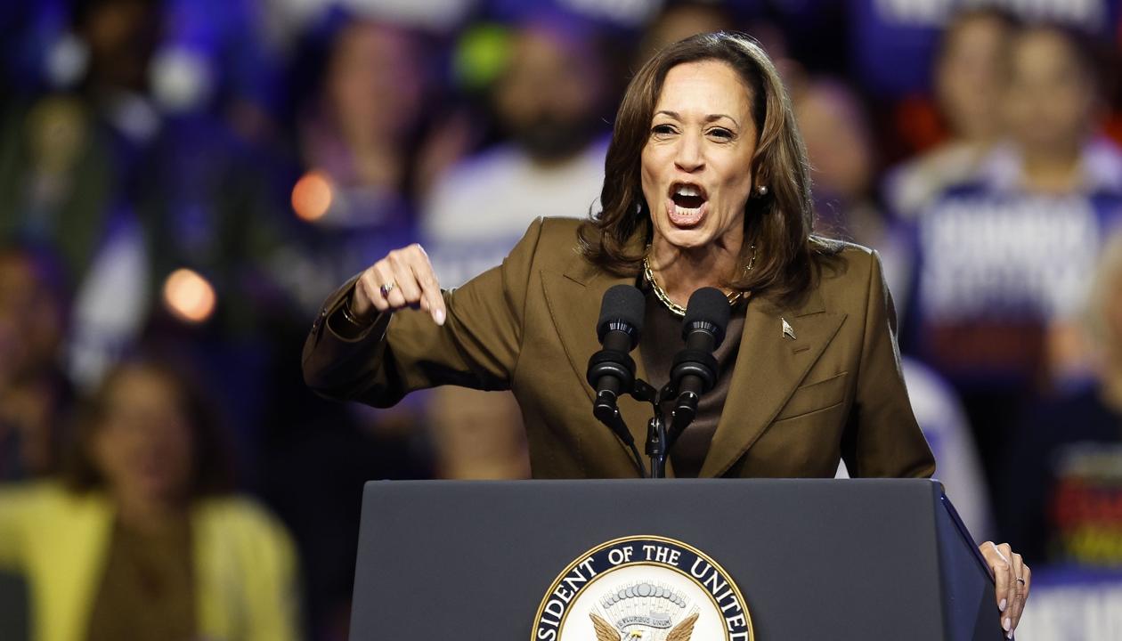 La vicepresidenta y candidata Kamala Harris.