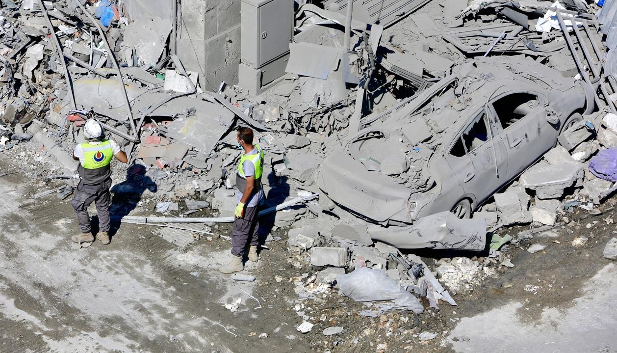 Los daños causados por los ataques israelís.