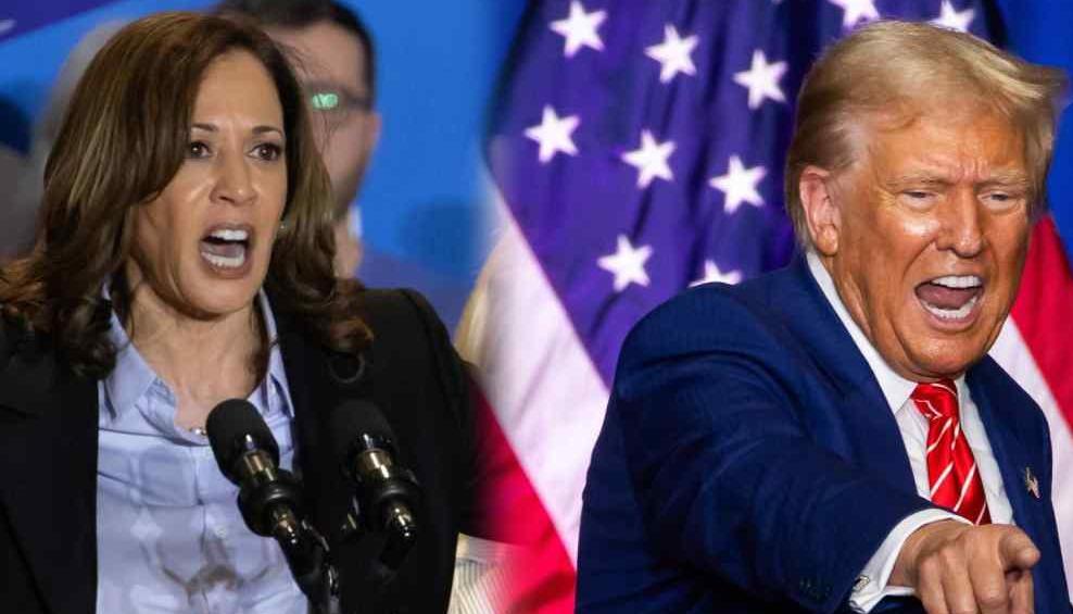 Kamala Harris y Donald Trump.