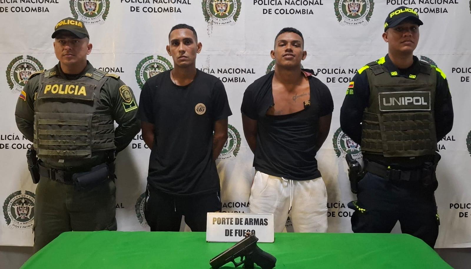 Cristian José Pabello Flores y José Zabala Ojeda fueron capturados por la Policía. 