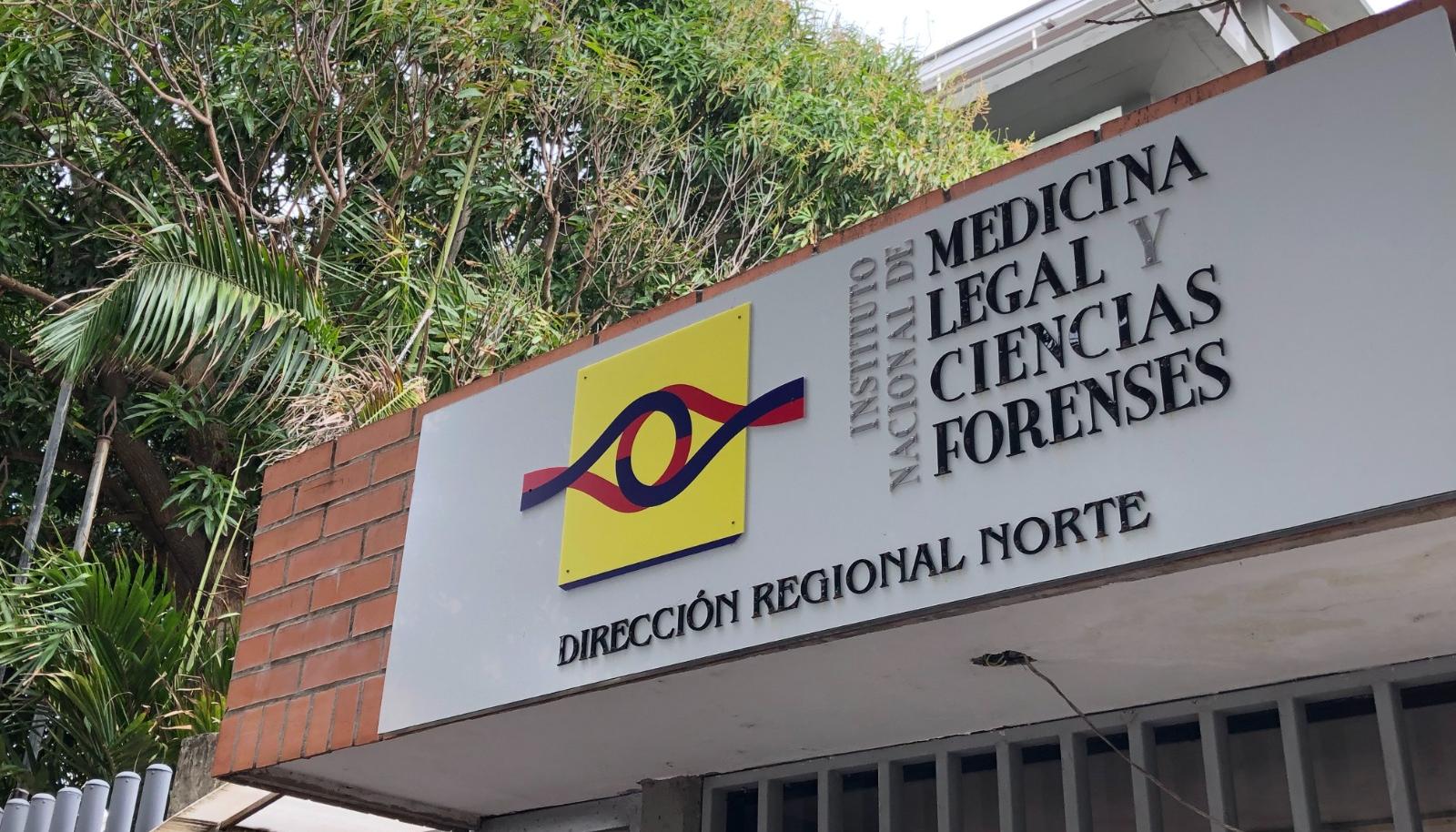 Fachada de Medicina Legal en Barranquilla.