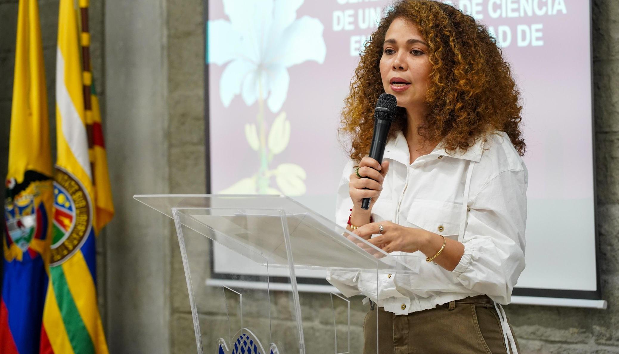 La Ministra de Ciencia, Yolanda Ayala.