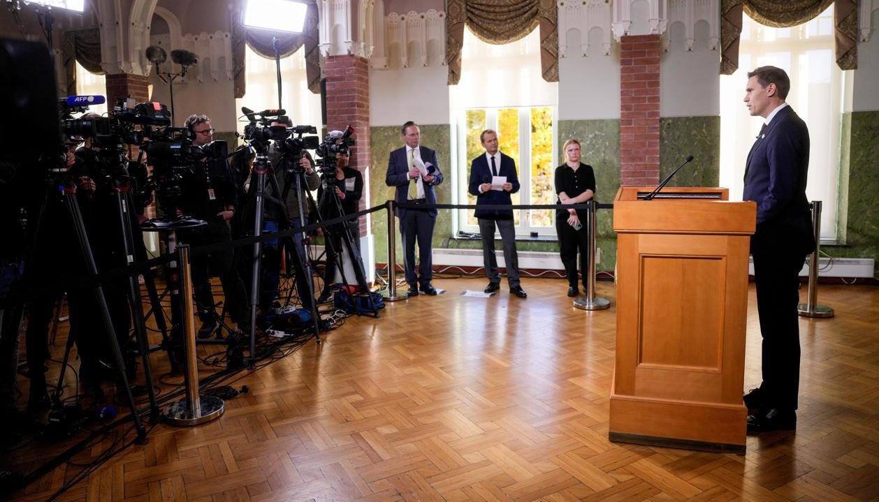 El presidente del Comité noruego del Nobel, Jorgen Watne Frydnes.