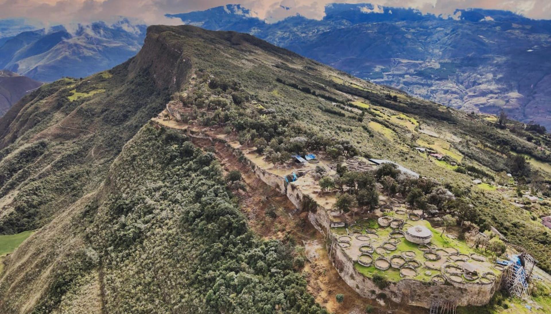 Ciudadela preincaica de Kuélap, ubicada en la región peruana Amazonas.