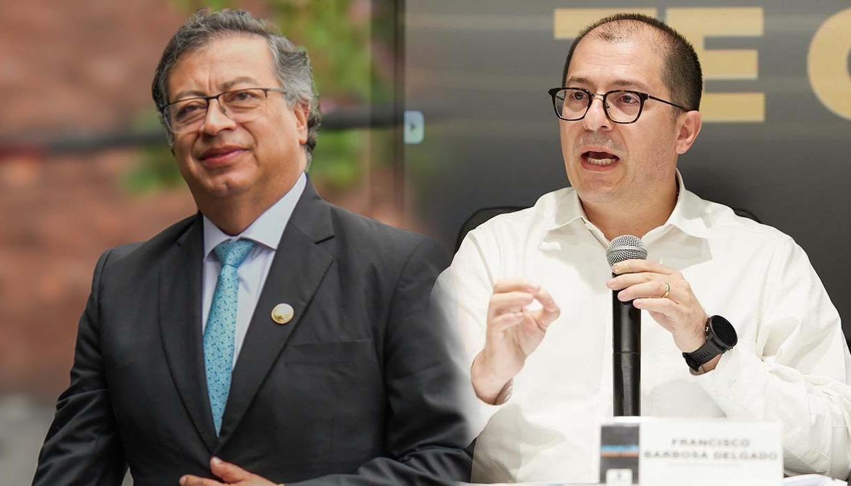 Gustavo Petro y Francisco Barbosa.