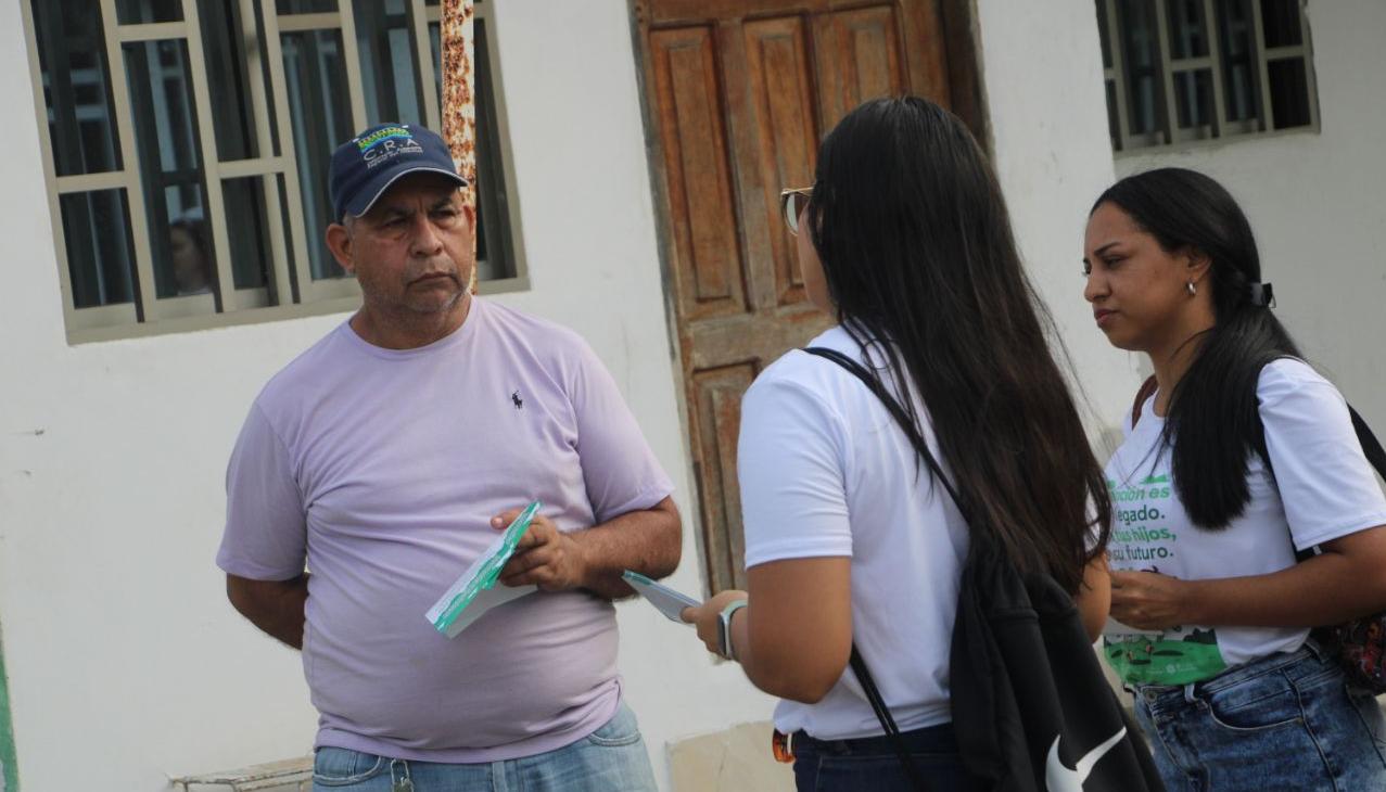 Jornada de sensibilización en Puerto Colombia.